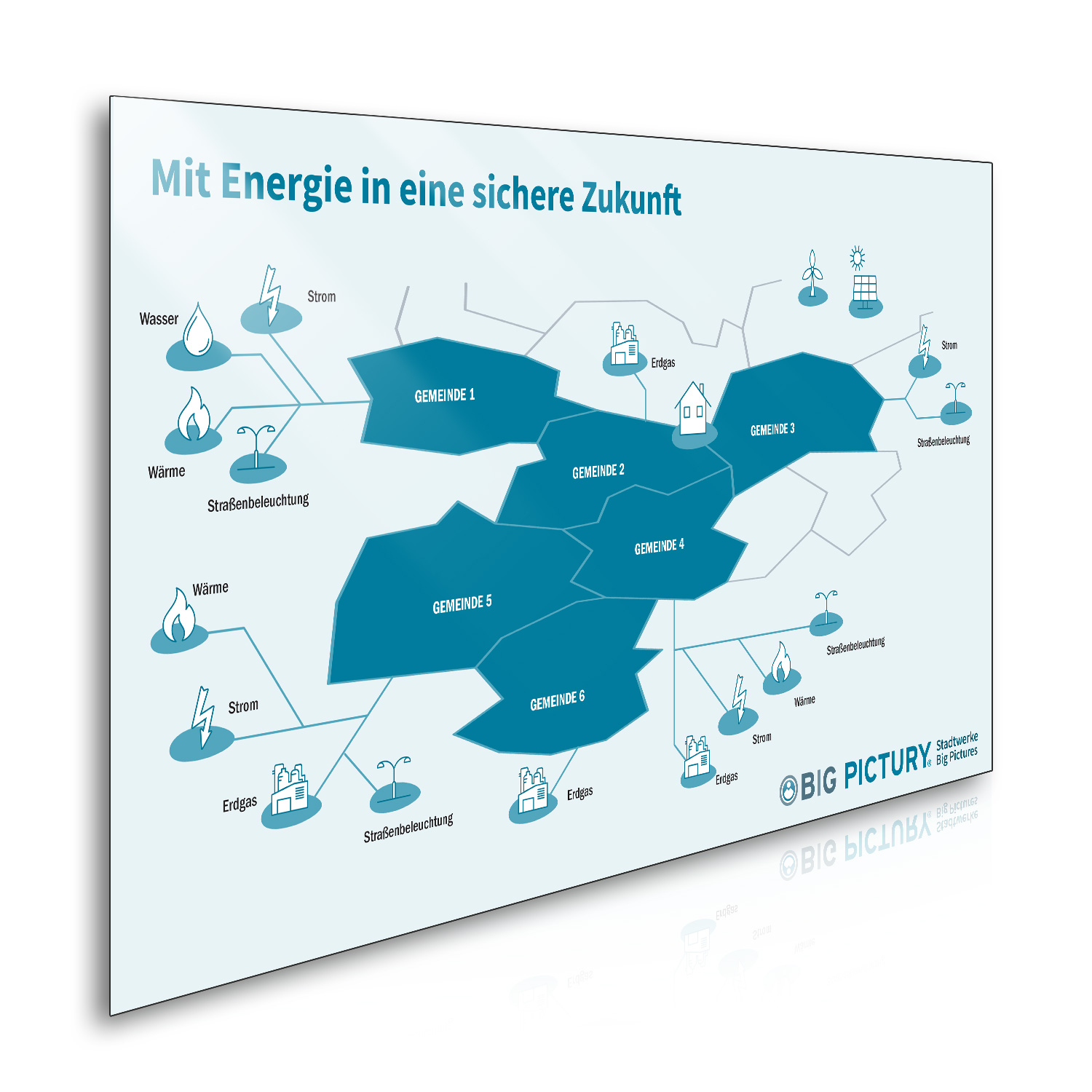 Stadtwerke Big Picture „Unser Versorgungsgebiet“ Icon Version